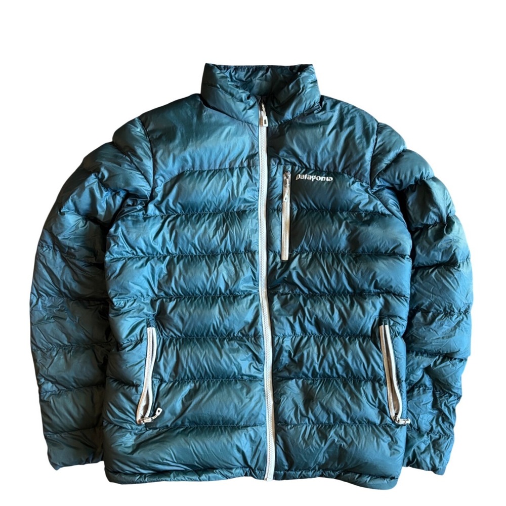Green Patagonia Fitz Roy Quilted Down Puffer Jacket Womens Size L
